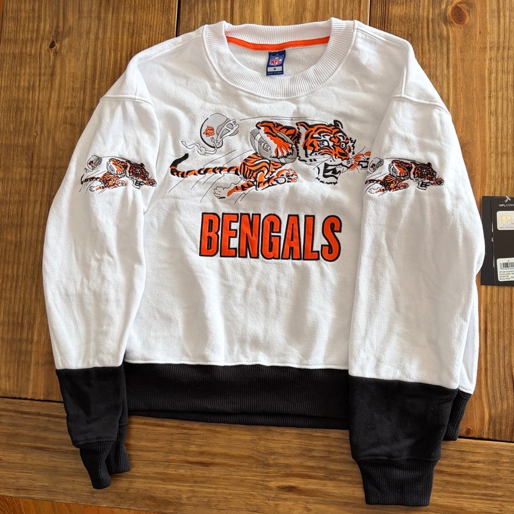 NFL Cincinnati Bengals Crew Neck Sweatshirt Medium